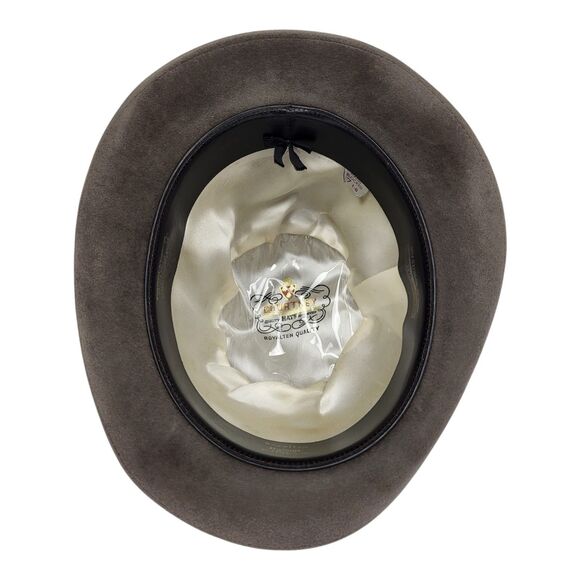 Vth Courtney Genuine Velour Fedora Royaltan DuPont Harry Levinson Mens Hat 7/8 - Picture 6 of 10